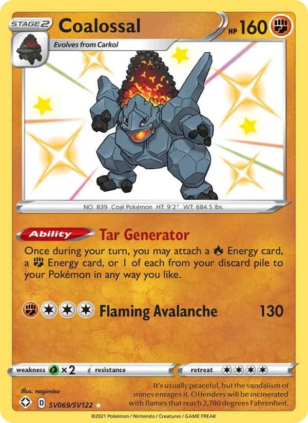 Coalossal #SV069 — Shining Fates