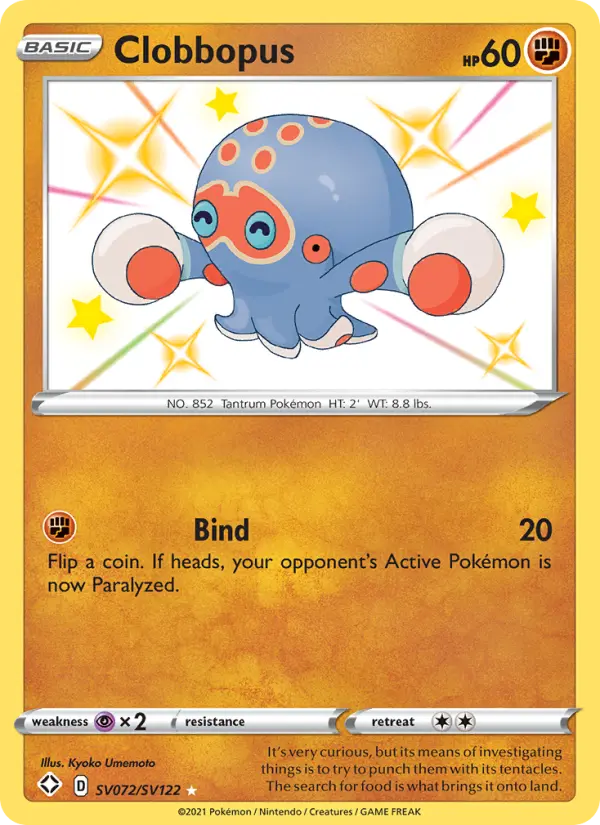 Clobbopus #SV072 — Shining Fates