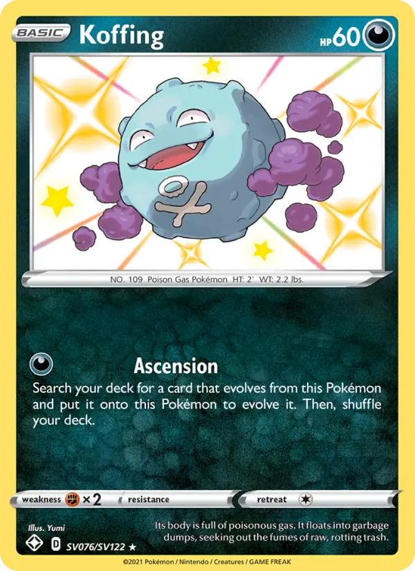 Koffing #SV076 — Shining Fates
