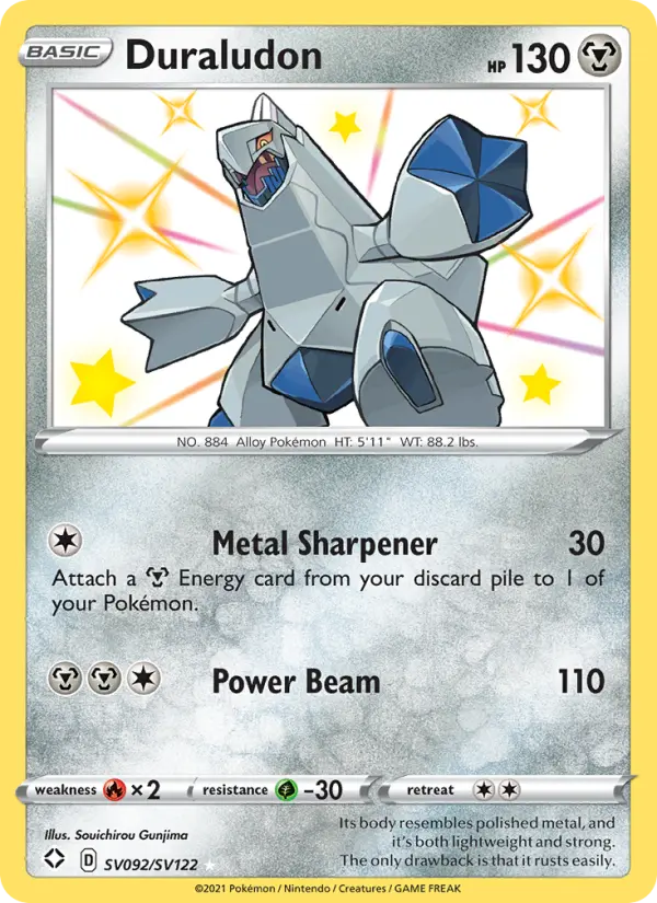 Duraludon #SV092 — Shining Fates