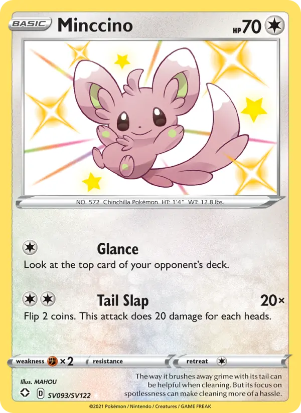 Minccino #SV093 — Shining Fates