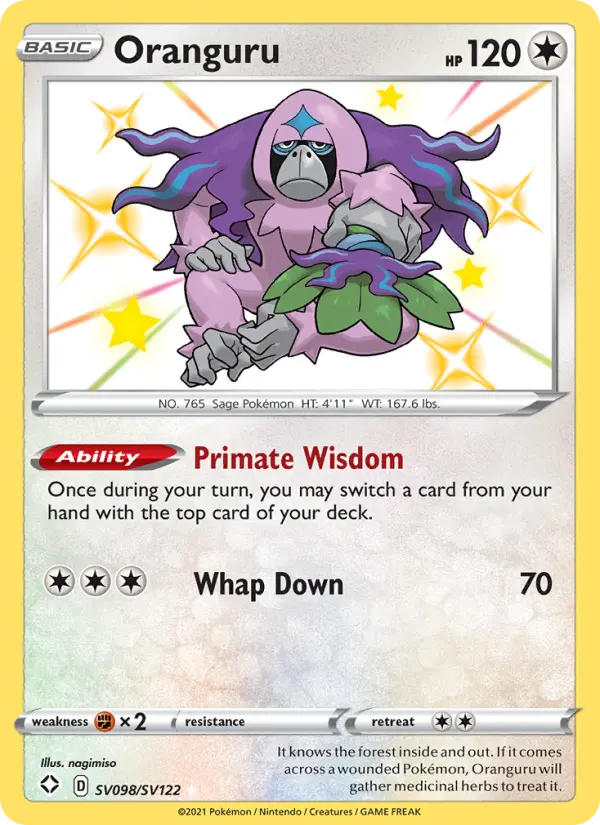 Oranguru #SV098 — Shining Fates
