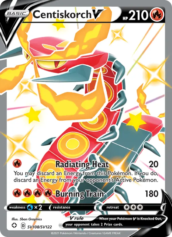Centiskorch V #SV108 — Shining Fates
