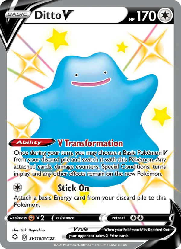 Ditto V #SV118 — Shining Fates