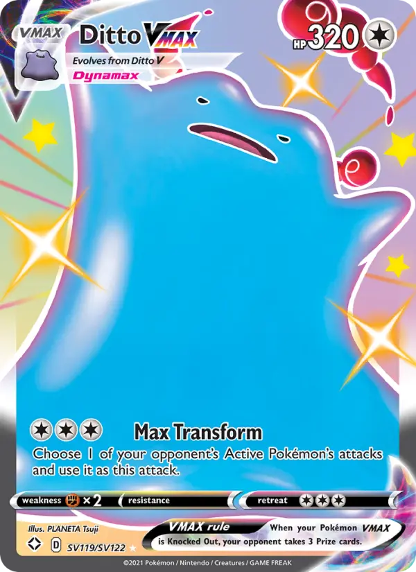 Ditto VMAX #SV119 — Shining Fates