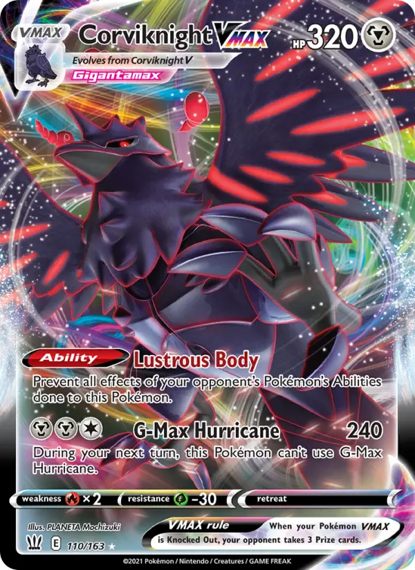 Corviknight VMAX #110 — Battle Styles