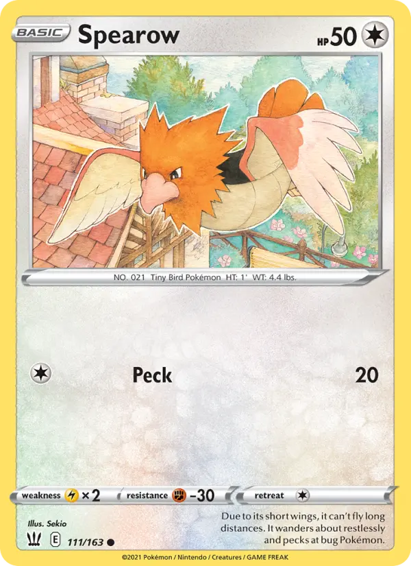 Spearow #111 — Battle Styles