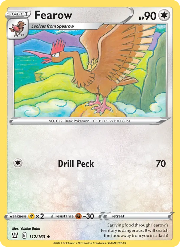 Fearow #112 — Battle Styles