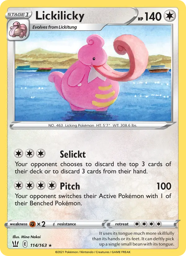 Lickilicky #114 — Battle Styles