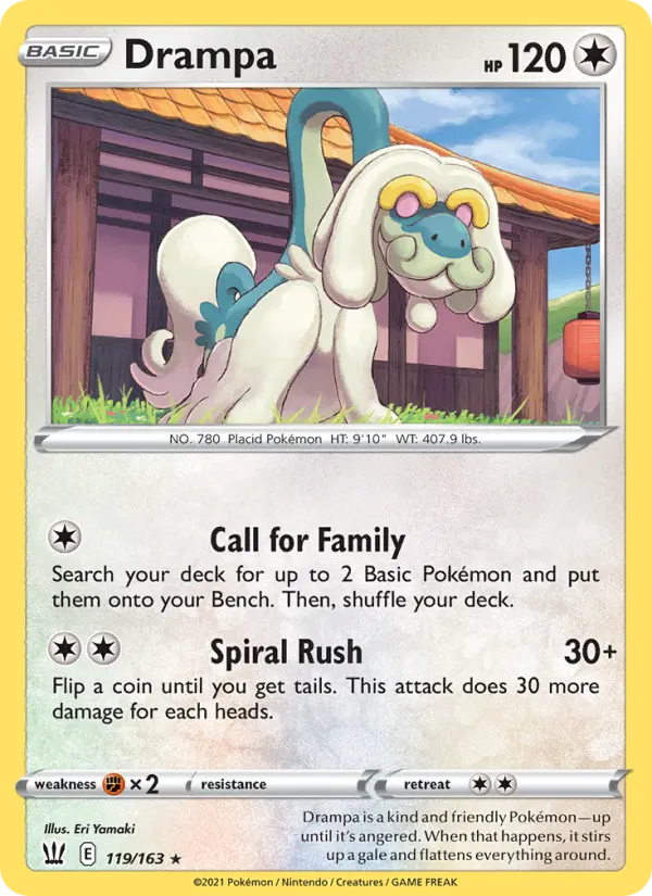 Drampa #119 — Battle Styles