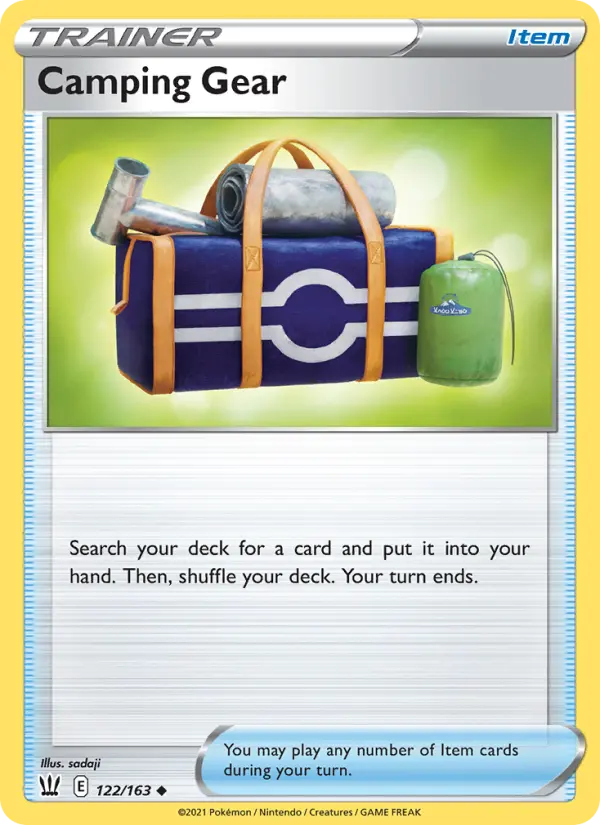 Camping Gear #122 — Battle Styles