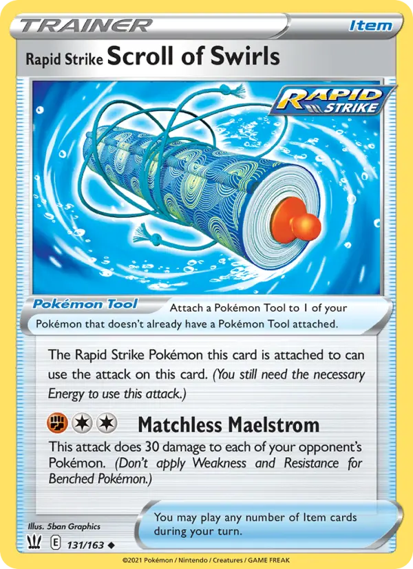 Rapid Strike Scroll of Swirls #131 — Battle Styles