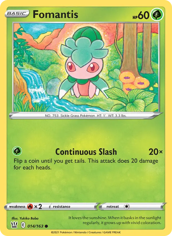 Fomantis #14 — Battle Styles