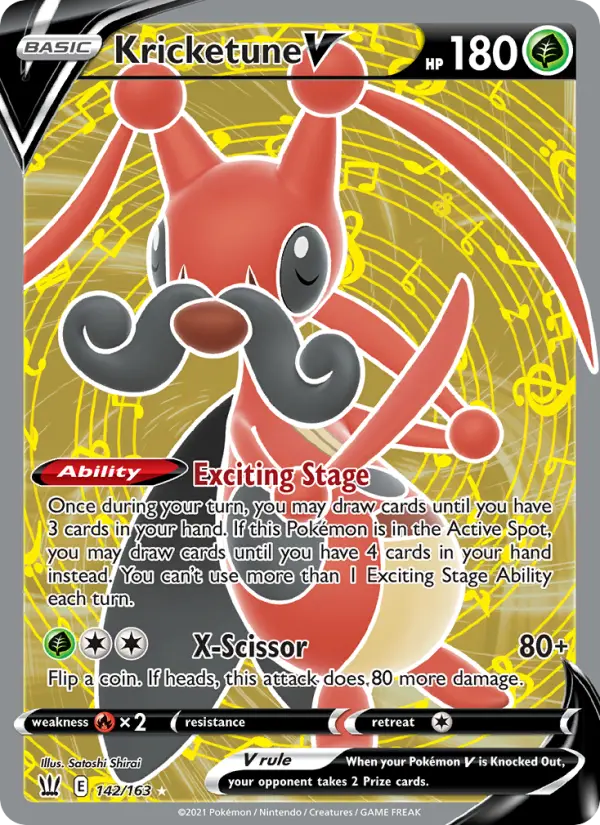 Kricketune V #142 — Battle Styles