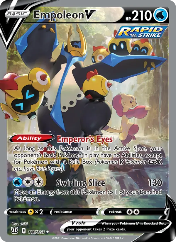 Empoleon V #146 — Battle Styles