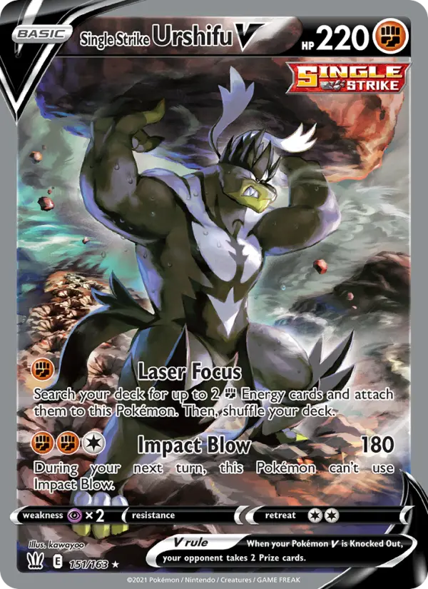 Single Strike Urshifu V #151 — Battle Styles