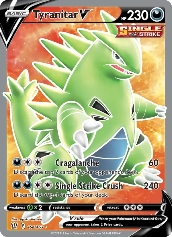 Tyranitar V #154 — Battle Styles