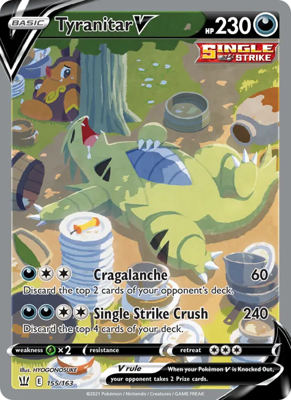 Tyranitar V #155 — Battle Styles