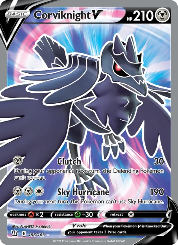 Corviknight V #156 — Battle Styles