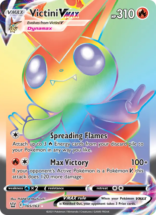 Victini VMAX #165 — Battle Styles