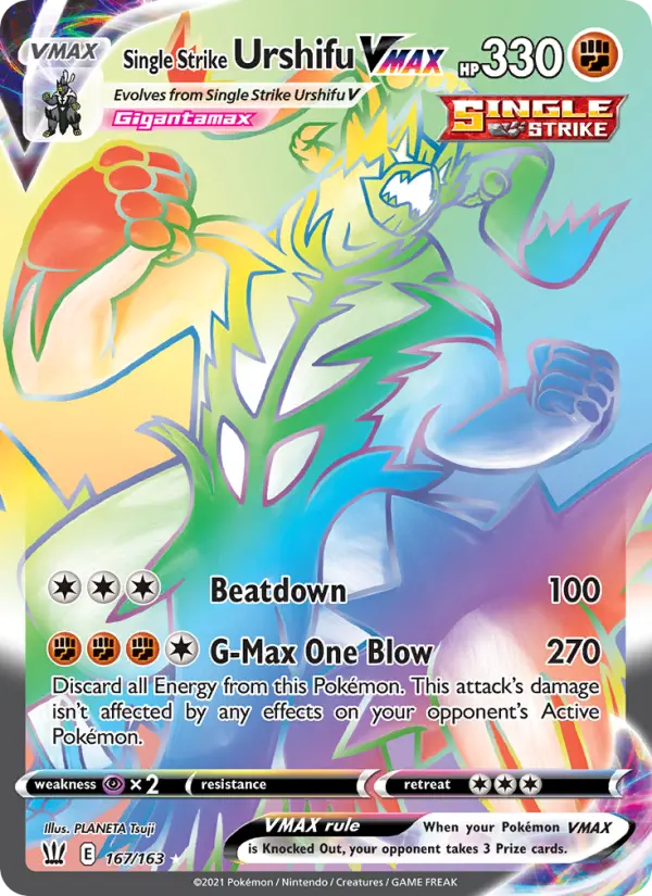 Single Strike Urshifu VMAX #167 — Battle Styles