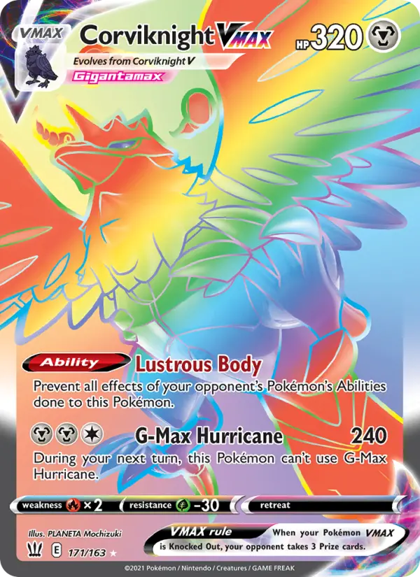 Corviknight VMAX #171 — Battle Styles