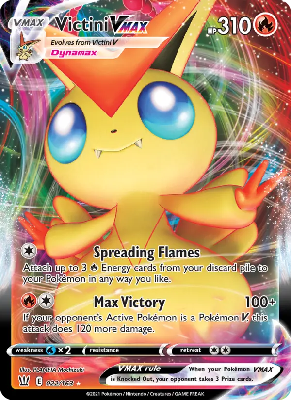 Victini VMAX #22 — Battle Styles