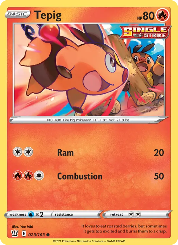 Tepig #23 — Battle Styles