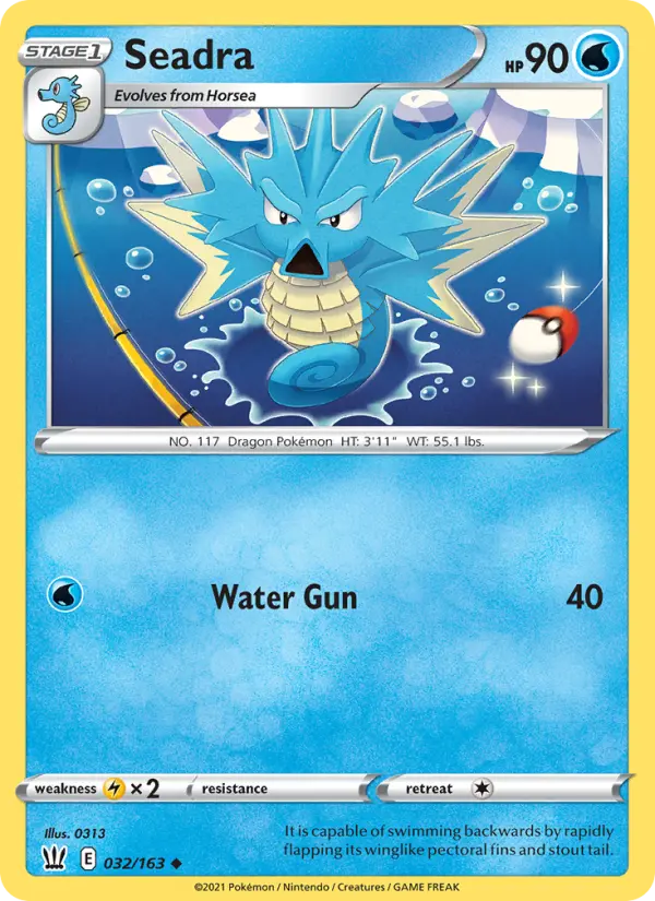 Seadra #32 — Battle Styles