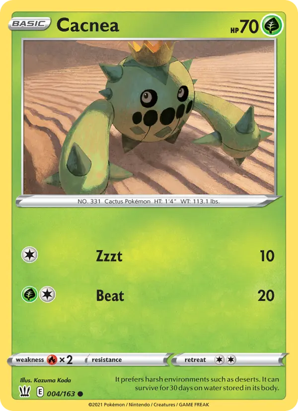 Cacnea #4 — Battle Styles