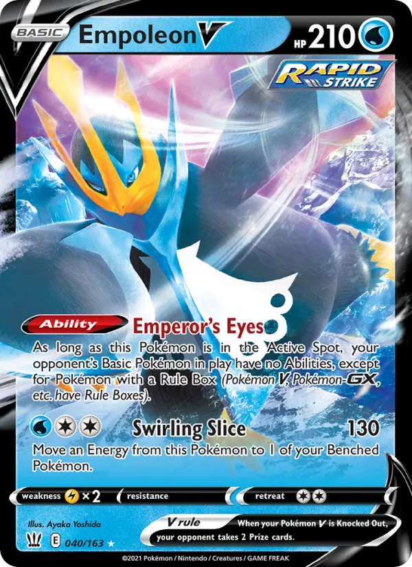 Empoleon V #40 — Battle Styles