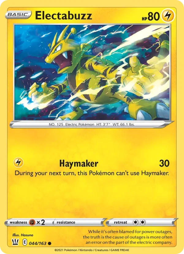 Electabuzz #44 — Battle Styles