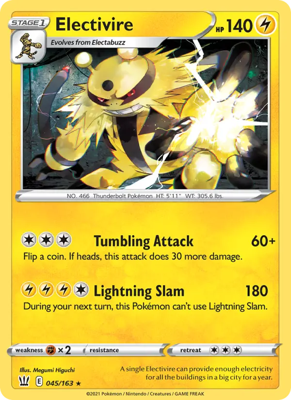 Electivire #45 — Battle Styles