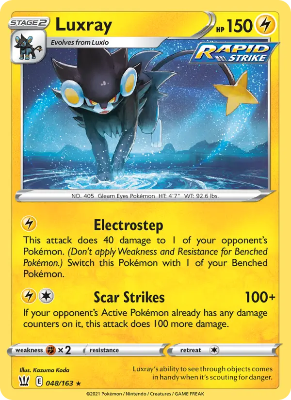 Luxray #48 — Battle Styles