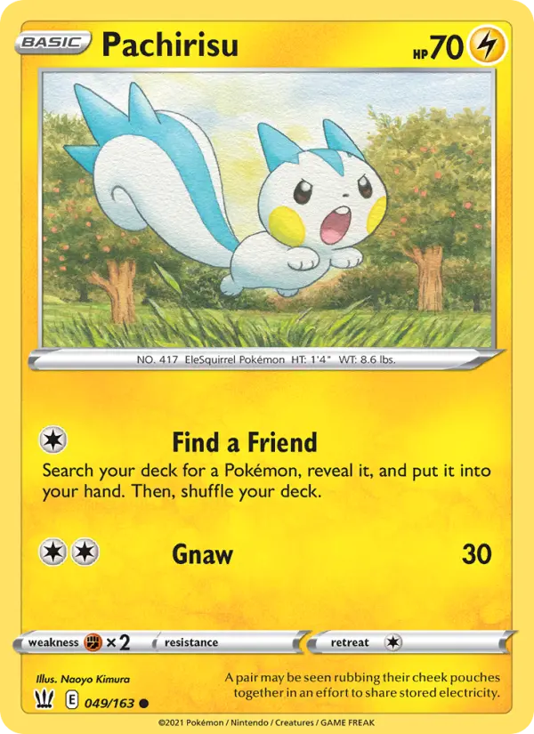 Pachirisu #49 — Battle Styles