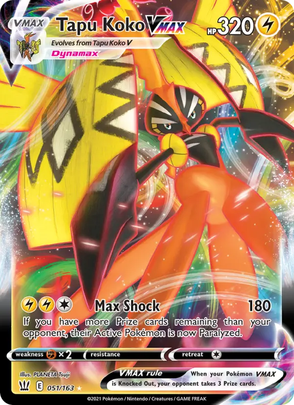 Tapu Koko VMAX #51 — Battle Styles