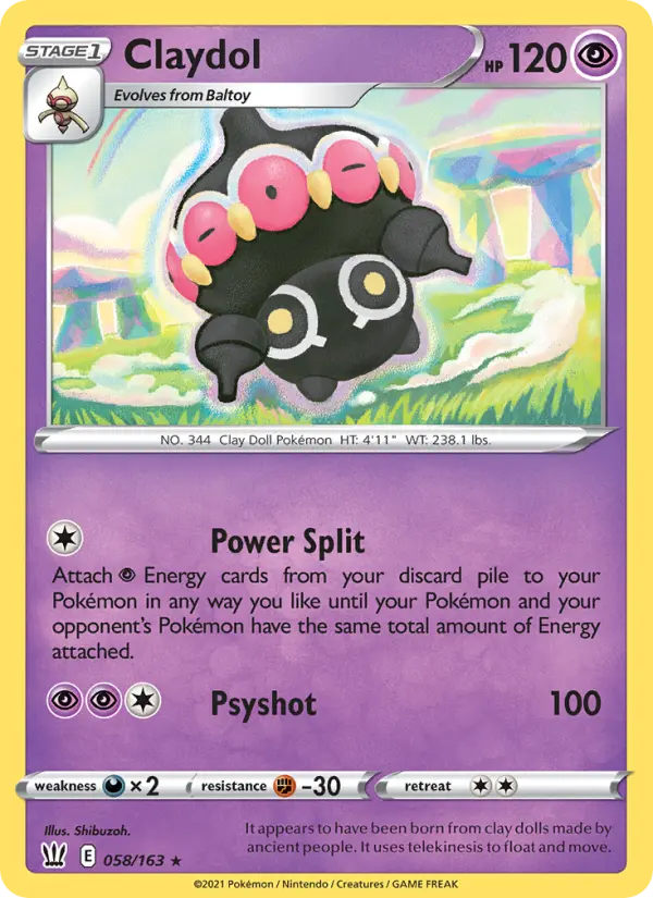 Claydol #58 — Battle Styles