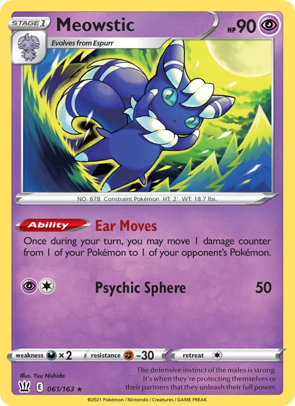 Meowstic #61 — Battle Styles