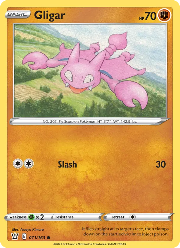 Gligar #71 — Battle Styles