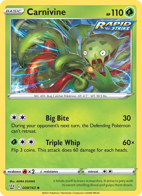 Carnivine #9 — Battle Styles