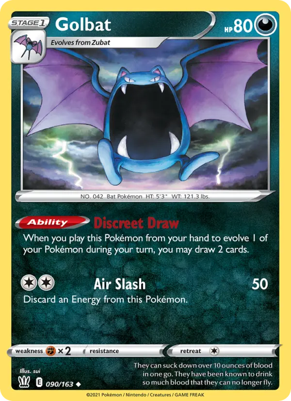 Golbat #90 — Battle Styles