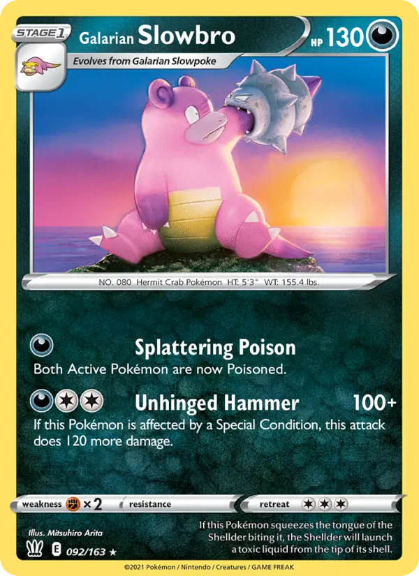 Galarian Slowbro #92 — Battle Styles