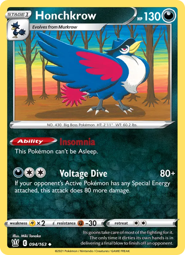 Honchkrow #94 — Battle Styles