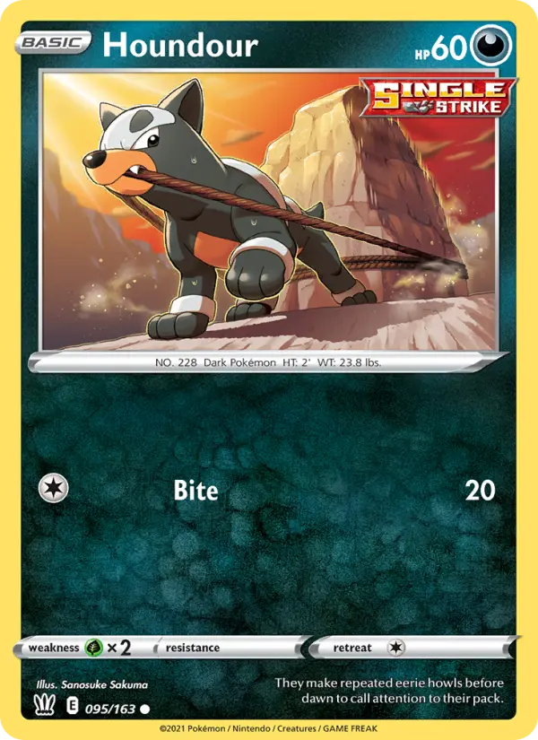 Houndour #95 — Battle Styles