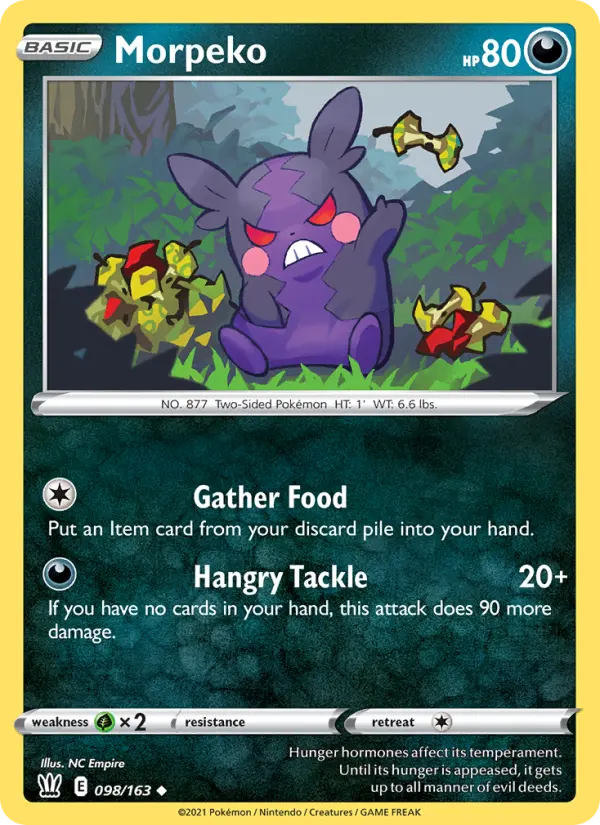 Morpeko #98 — Battle Styles