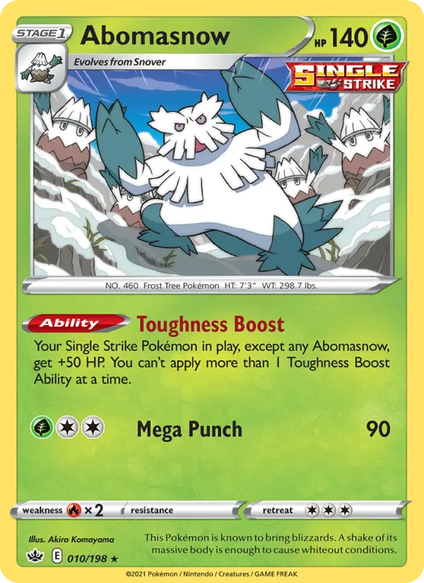 Abomasnow #10 — Chilling Reign