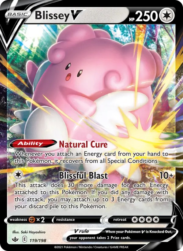 Blissey V #119 — Chilling Reign