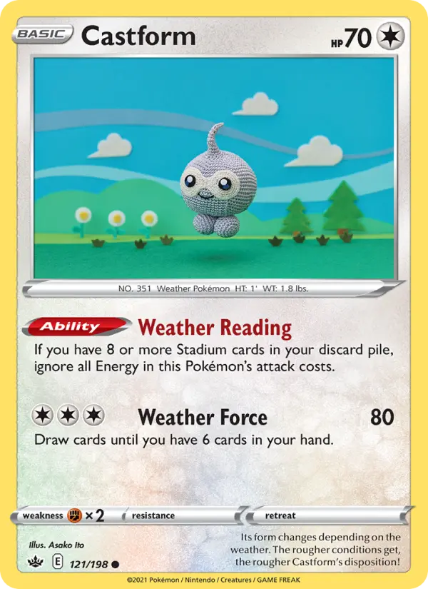 Castform #121 — Chilling Reign