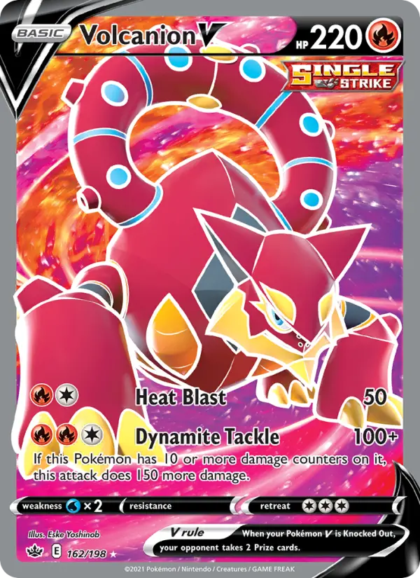 Volcanion V #162 — Chilling Reign