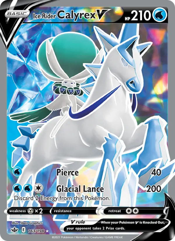 Ice Rider Calyrex V #163 — Chilling Reign